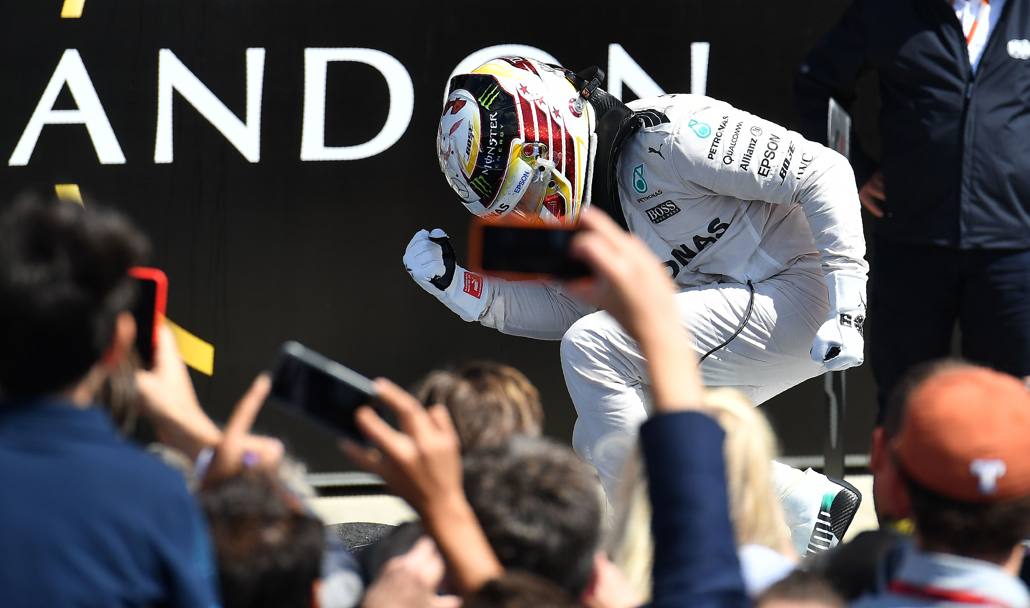 Lewis Hamilton vince il GP di Gran Bretagna. Reuters